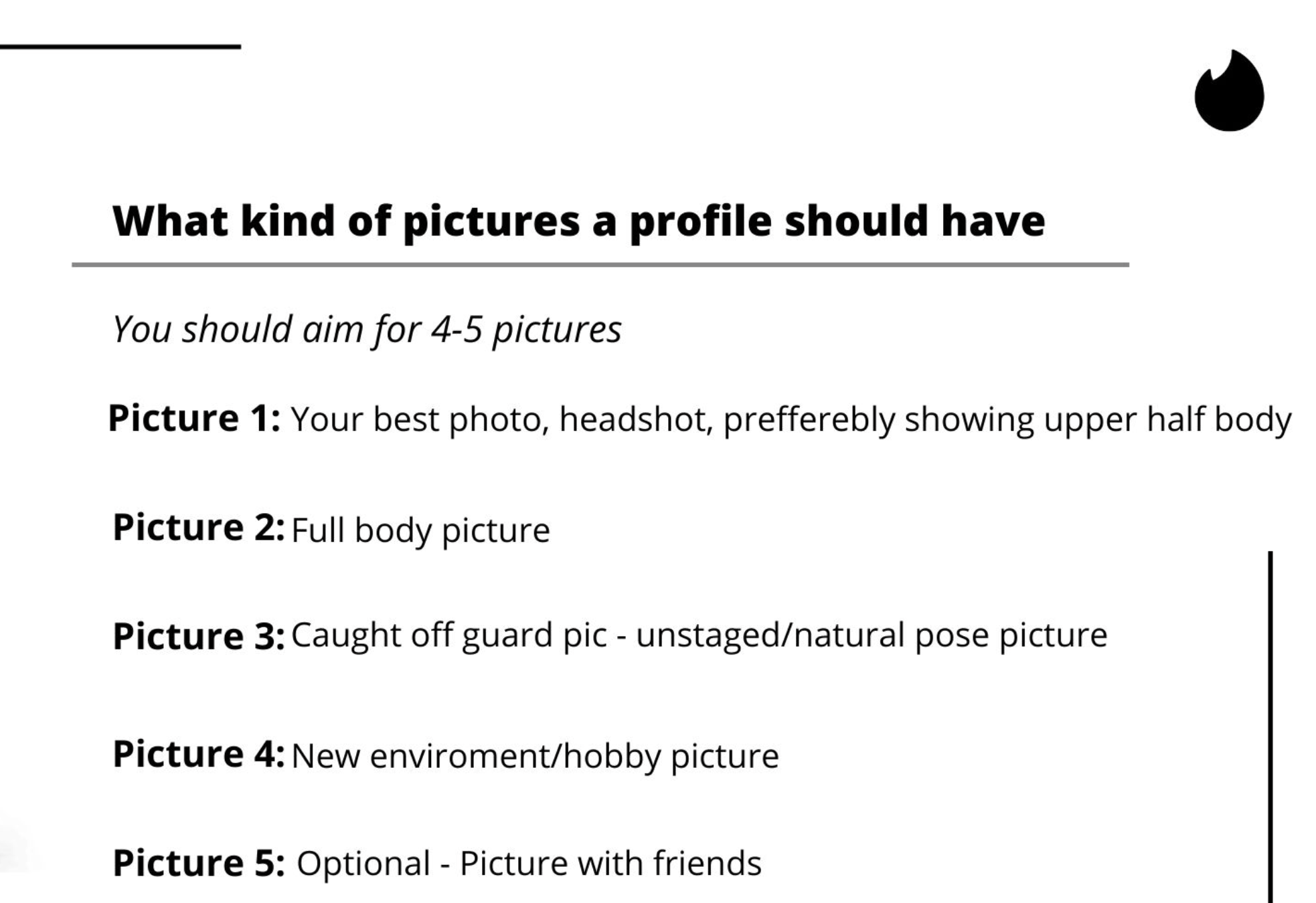 Tinder profile photo example 2